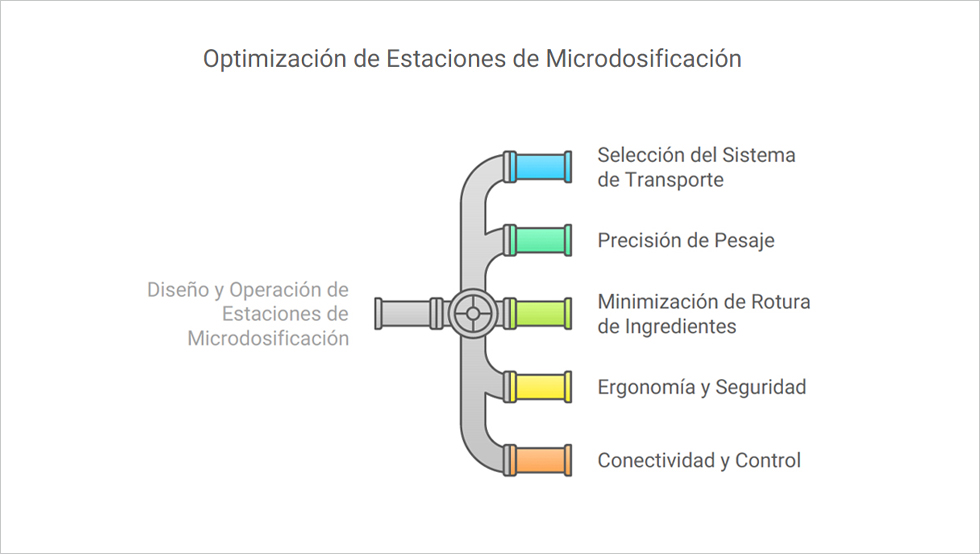 Optimización de estaciones de microdosificación